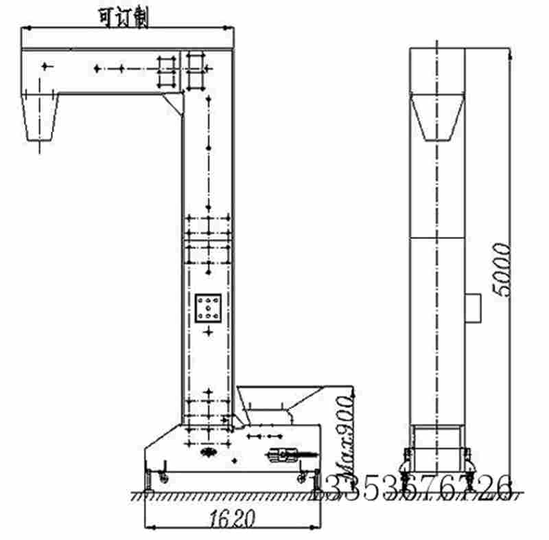 環保無塵全密封鬥式提升機-垂（chuí）直提升機（jī）廠家介紹結構和工作原理1